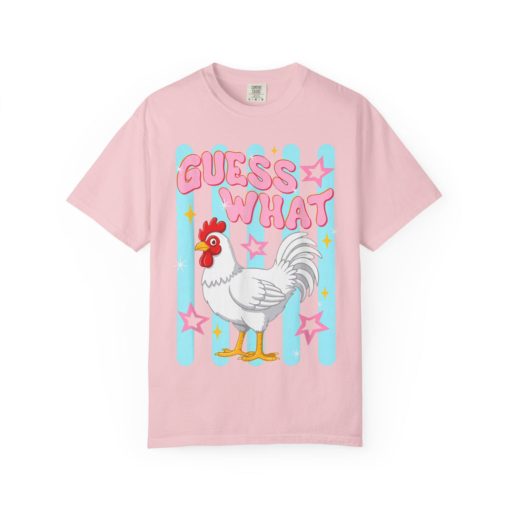 Guess What Rooster T-Shirt — Cute Retro Chicken Graphic Tee
