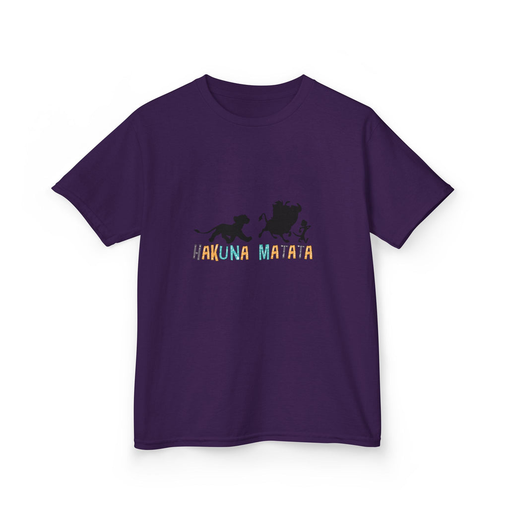 Kids Tee — 'Hakuna Matata' Silhouette Lion King Design
