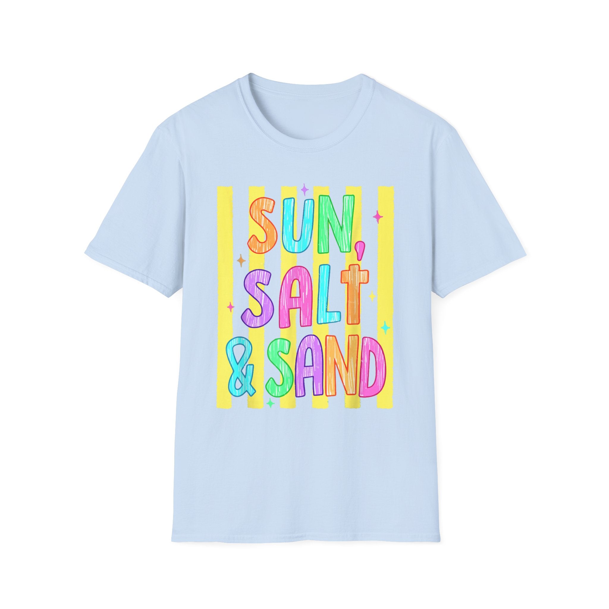 Sun, Salt & Sand T-Shirt — Vibrant Beach Vibes Tee