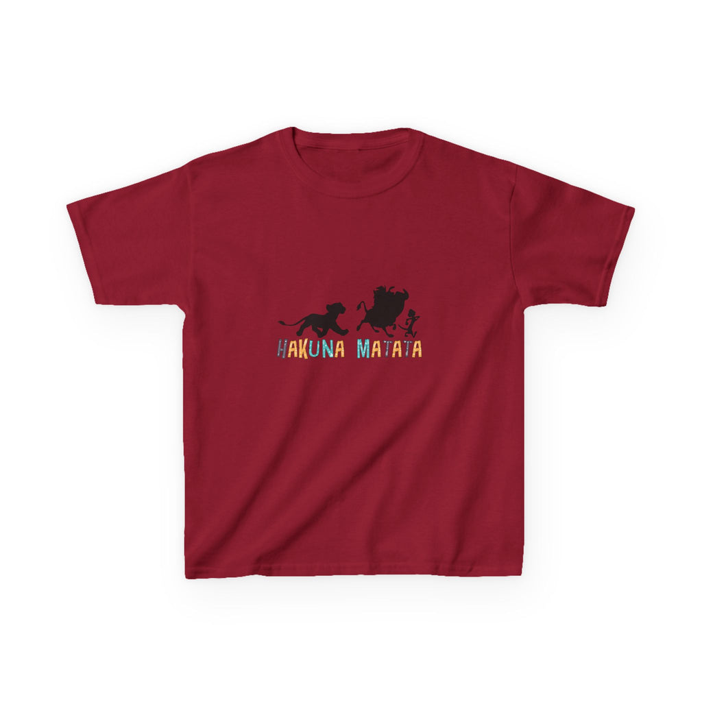 Kids Tee — 'Hakuna Matata' Silhouette Lion King Design