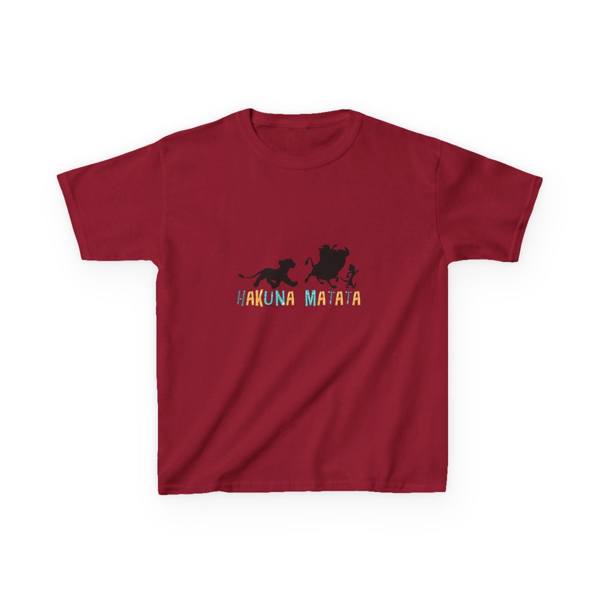 Kids Tee — 'Hakuna Matata' Silhouette Lion King Design