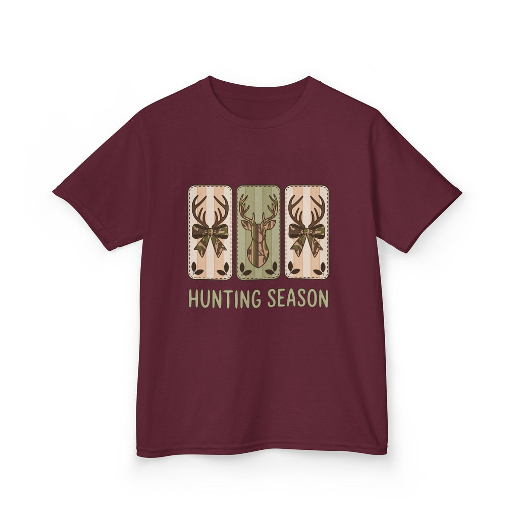 Kids 'Hunting Season' Graphic Tee — Deer Antler Outdoor Shirt