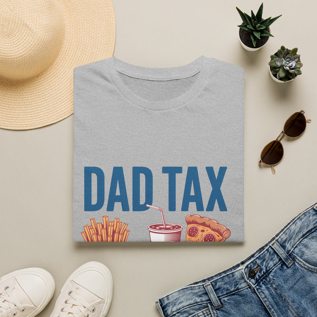 Dad Tax T-Shirt — Funny "Dad Tax" Pizza, Fries & Drink Graphic Tee for Fathers