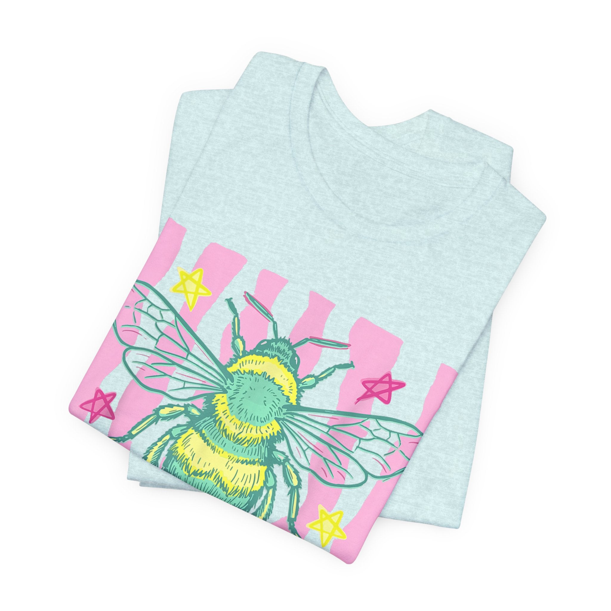 Kind Bee T-Shirt — Cute Pastel Bee Graphic Tee