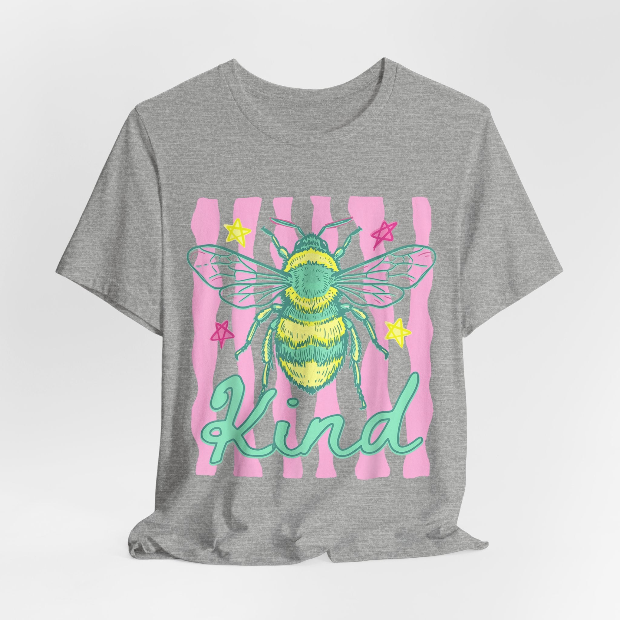 Kind Bee T-Shirt — Cute Pastel Bee Graphic Tee
