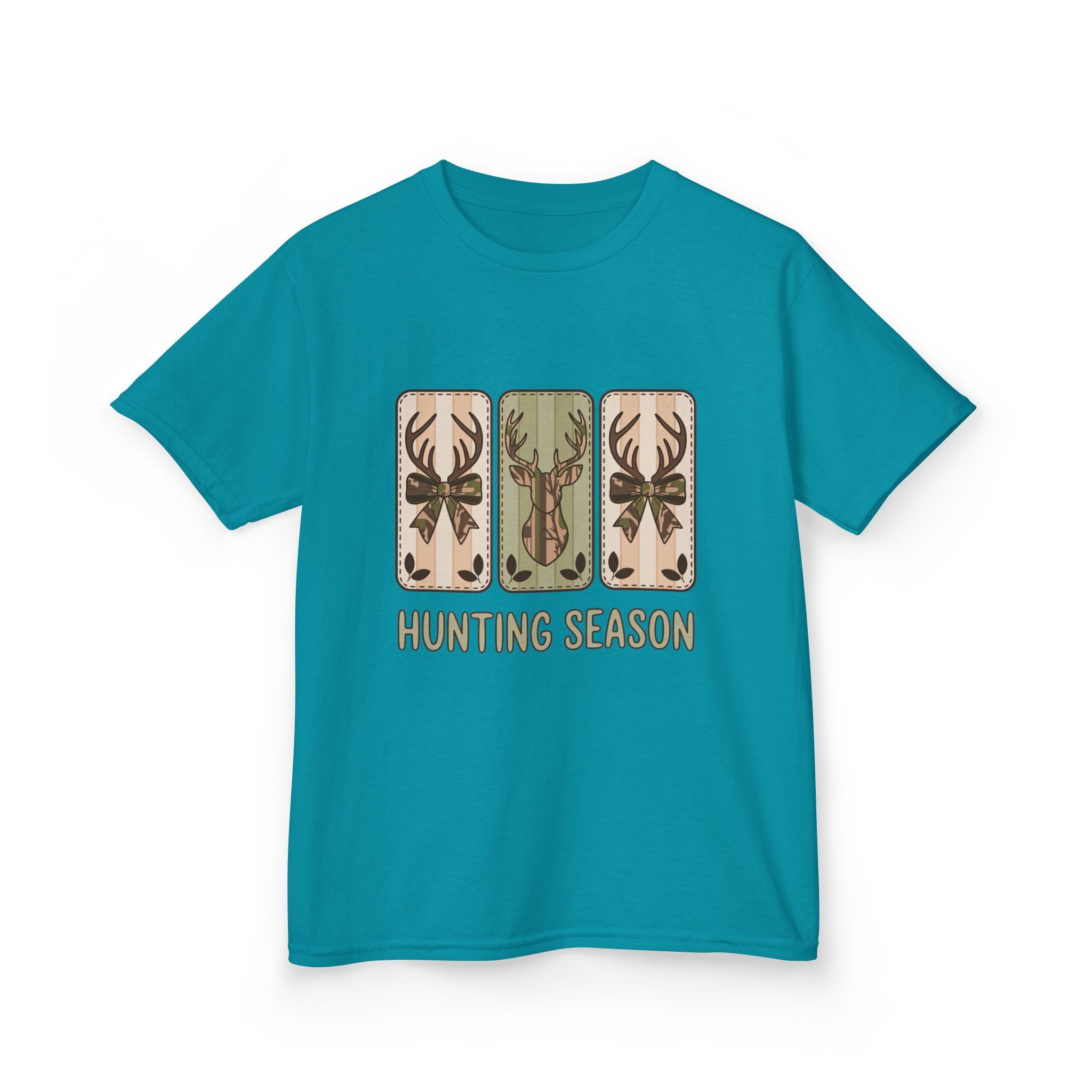 Kids 'Hunting Season' Graphic Tee — Deer Antler Outdoor Shirt