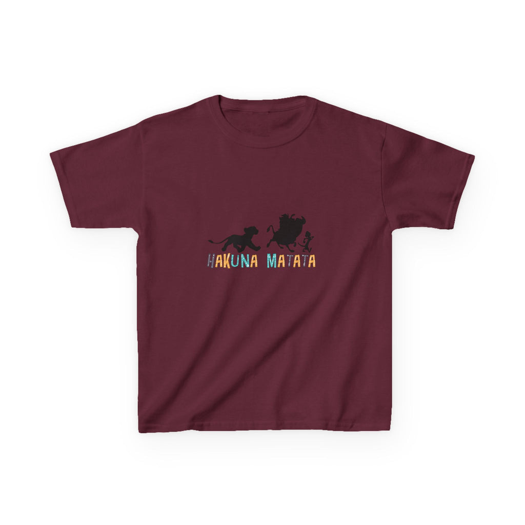 Kids Tee — 'Hakuna Matata' Silhouette Lion King Design