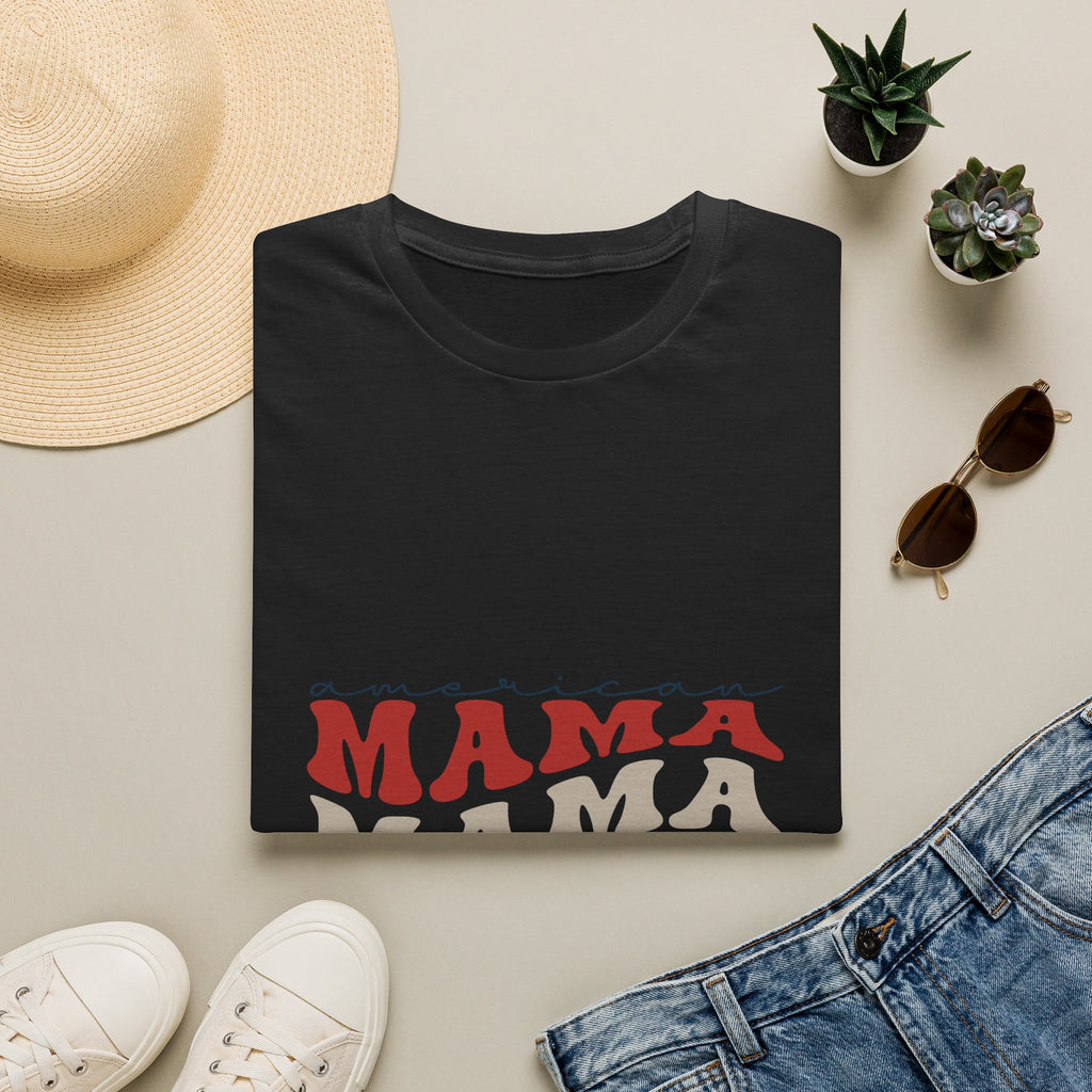 Mama Retro Tee — "American Mama" Graphic T-Shirt