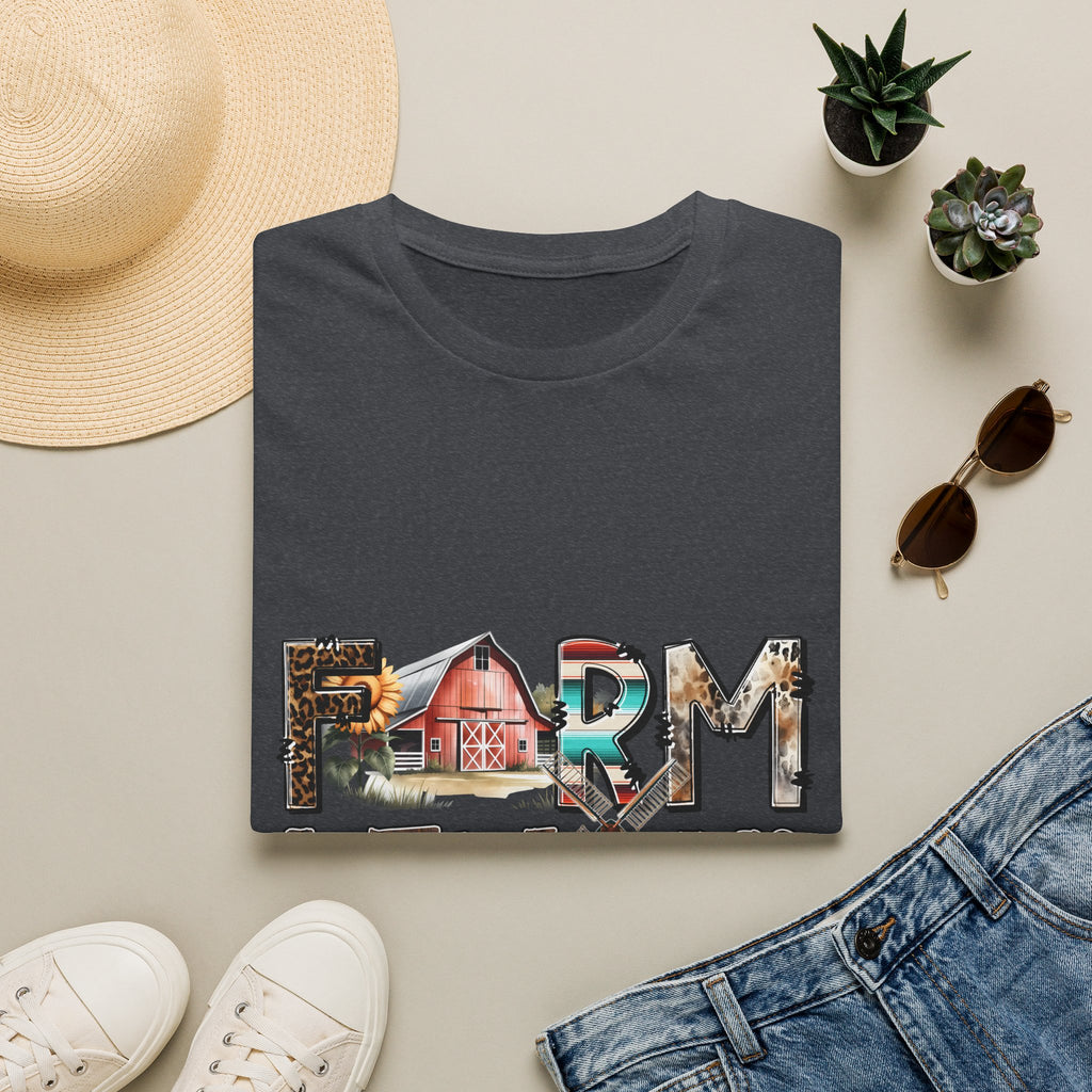 Farm Livin' Graphic T-Shirt — Rustic Barn Country Life Tee
