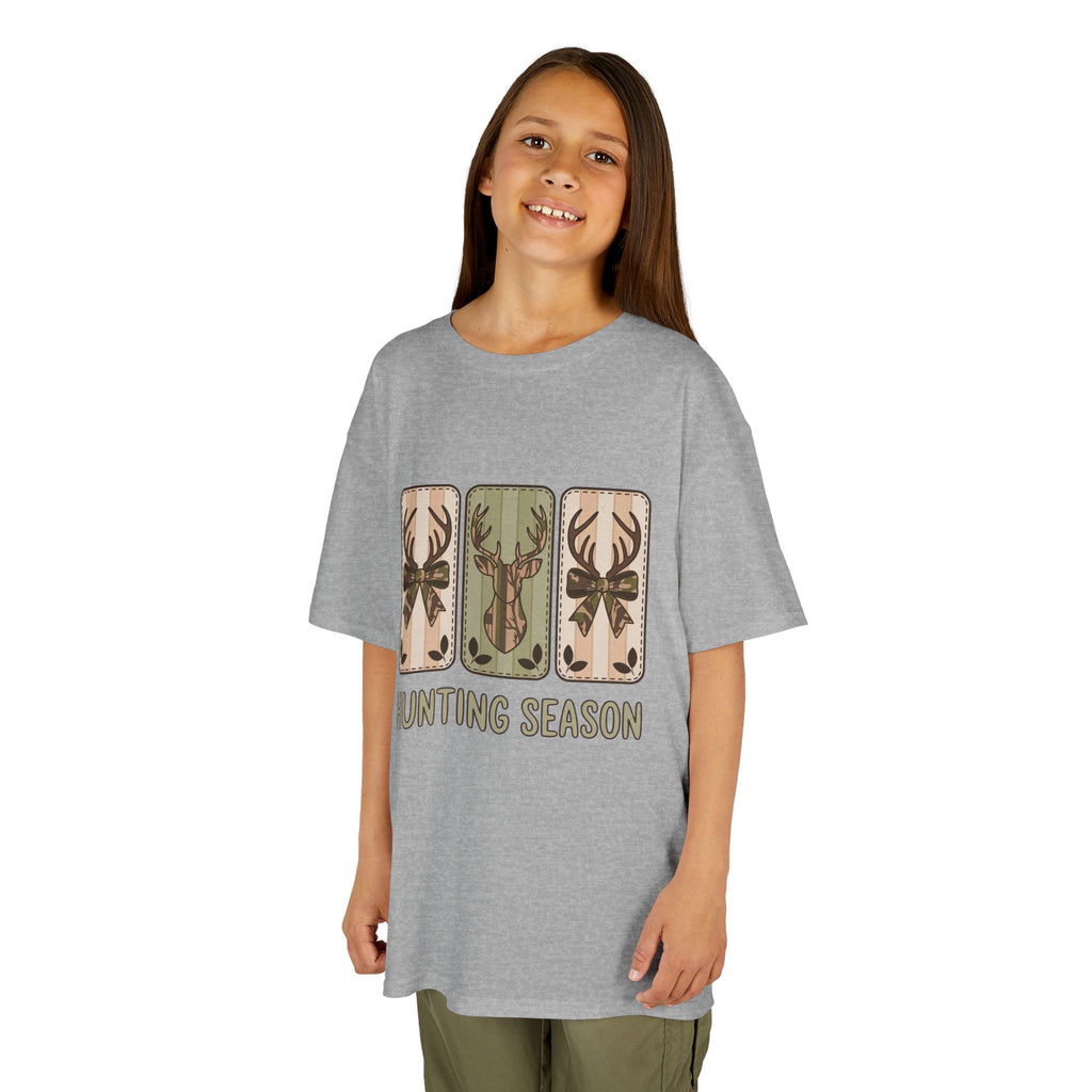 Kids 'Hunting Season' Graphic Tee — Deer Antler Outdoor Shirt