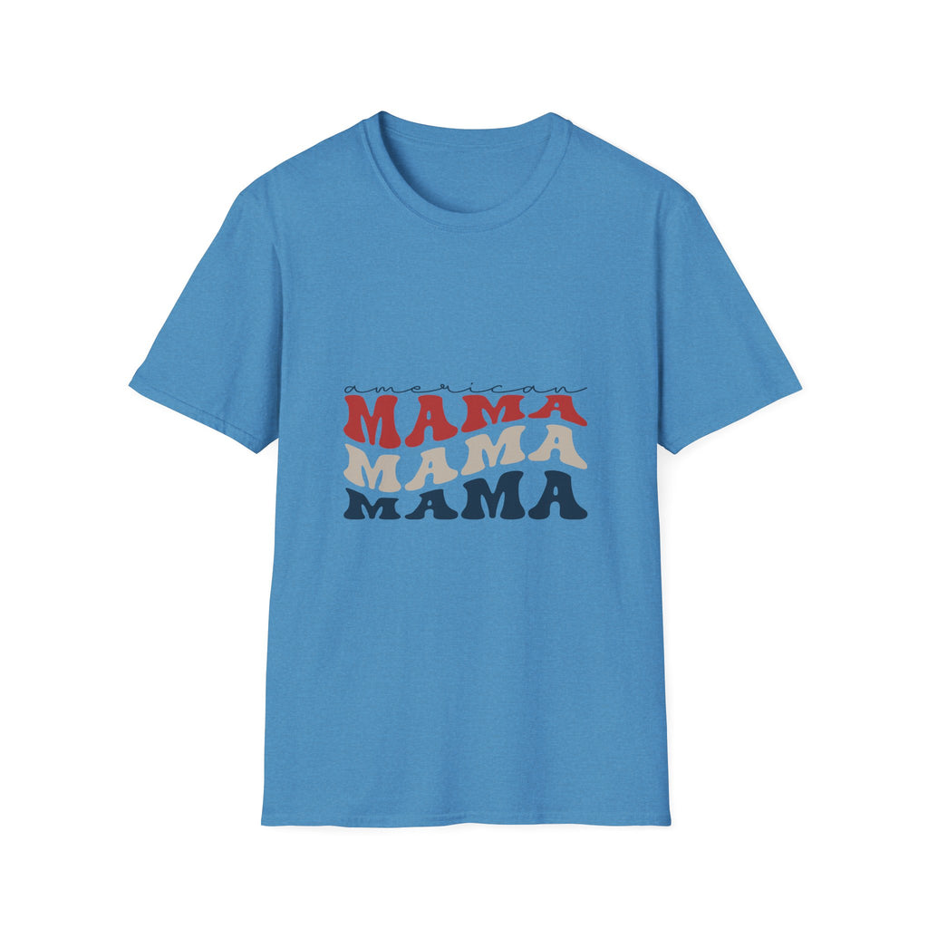 Mama Retro Tee — "American Mama" Graphic T-Shirt