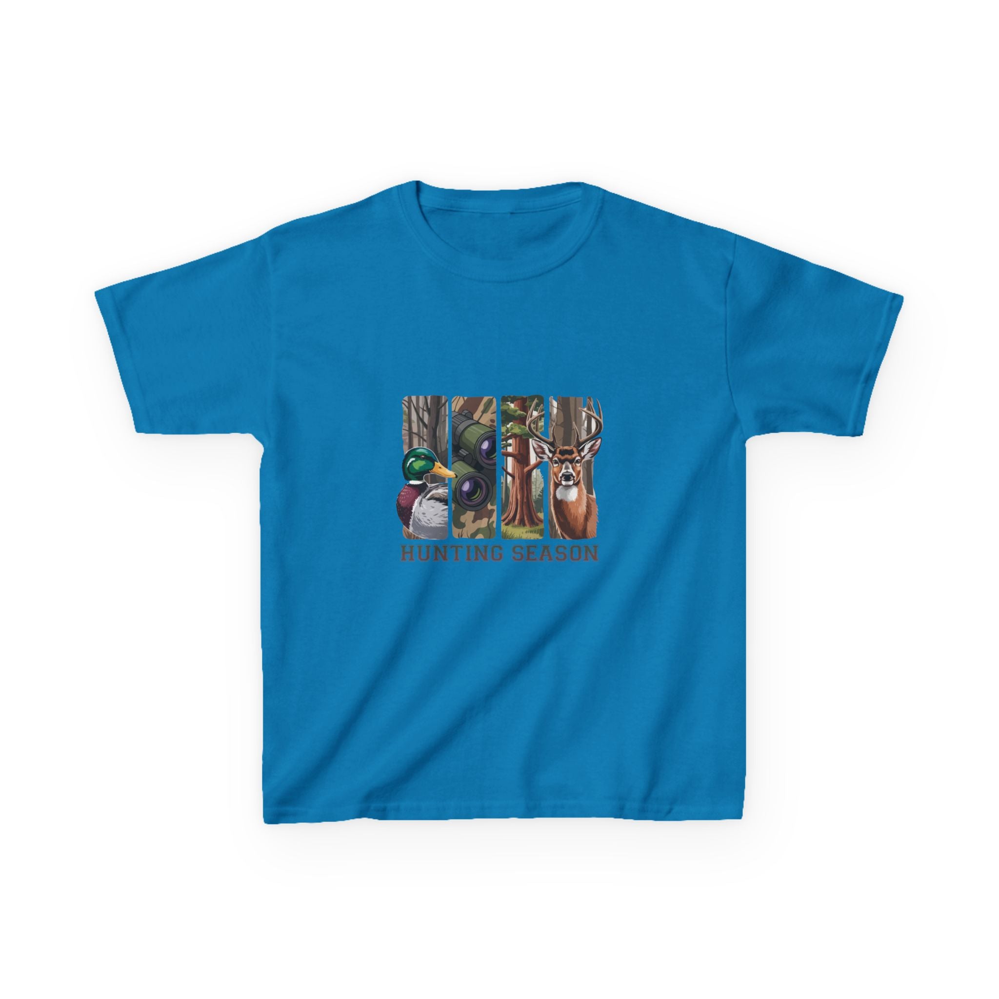 Kids Tee — 'Hunting Season' Duck & Deer Woodland Graphic