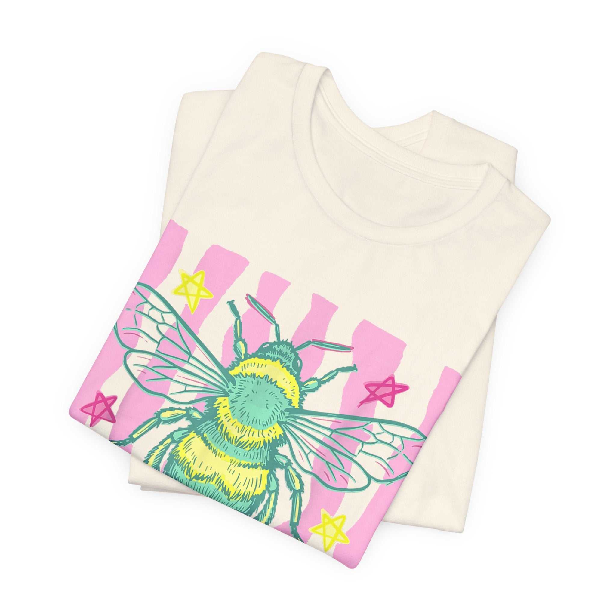 Kind Bee T-Shirt — Cute Pastel Bee Graphic Tee