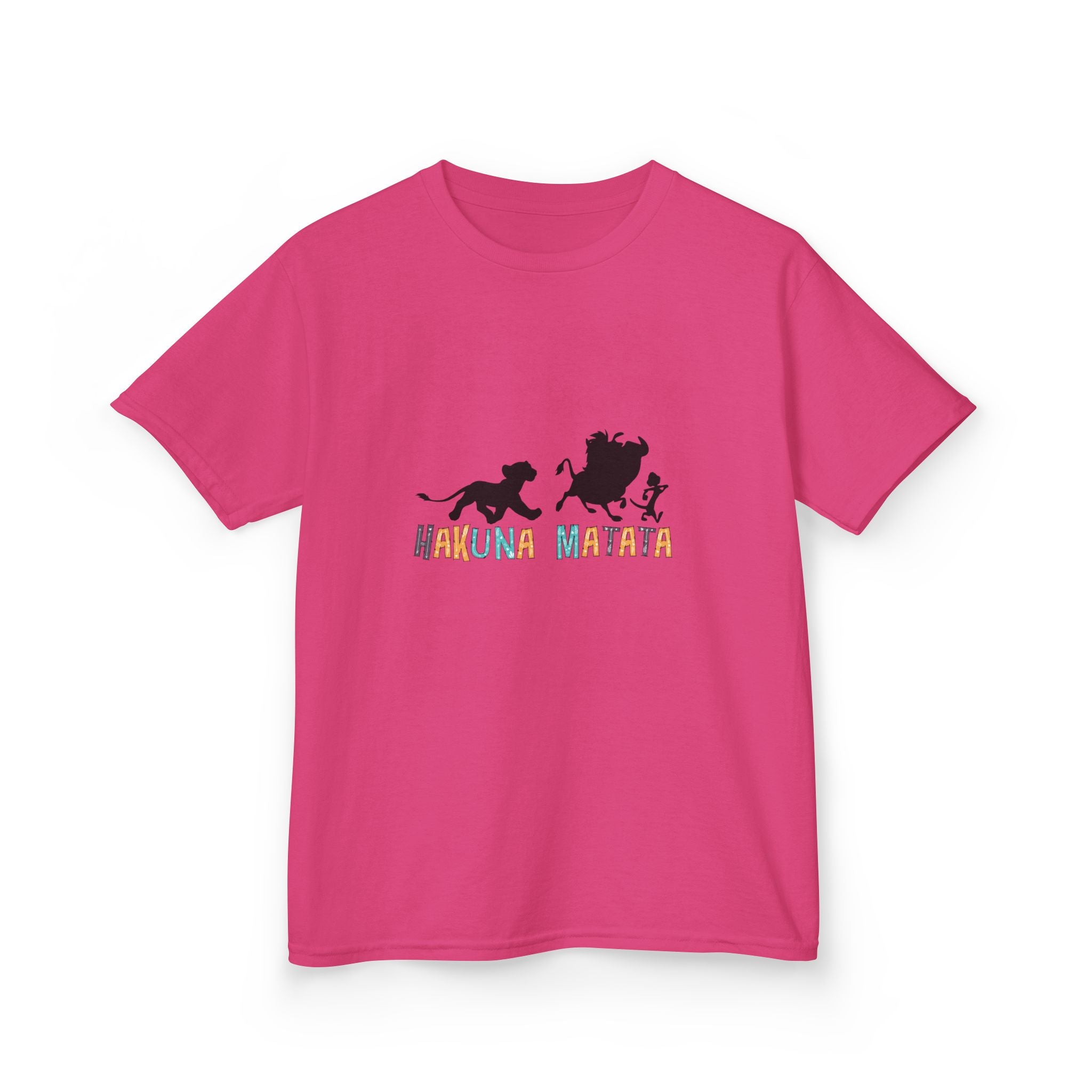 Kids Tee — 'Hakuna Matata' Silhouette Lion King Design