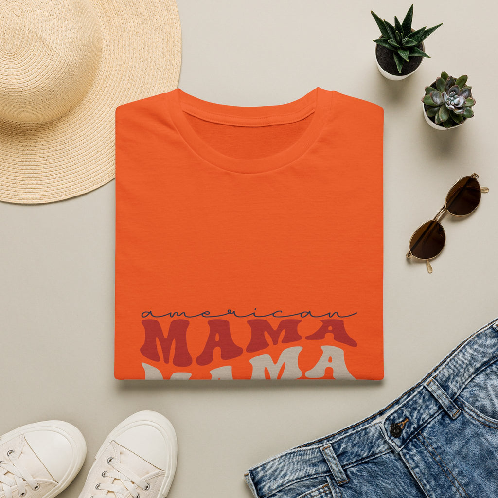 Mama Retro Tee — "American Mama" Graphic T-Shirt