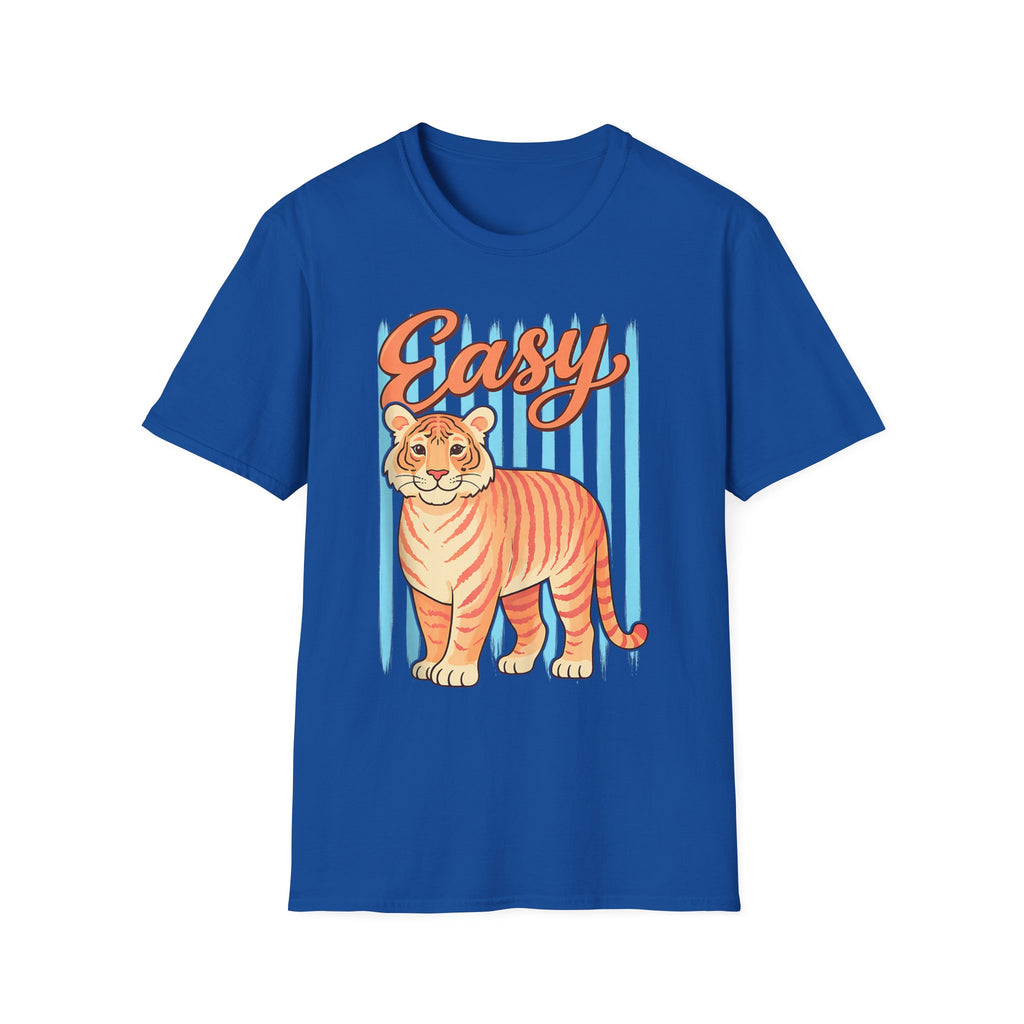 Easy Tiger T-Shirt — Retro Stripe Graphic Tee