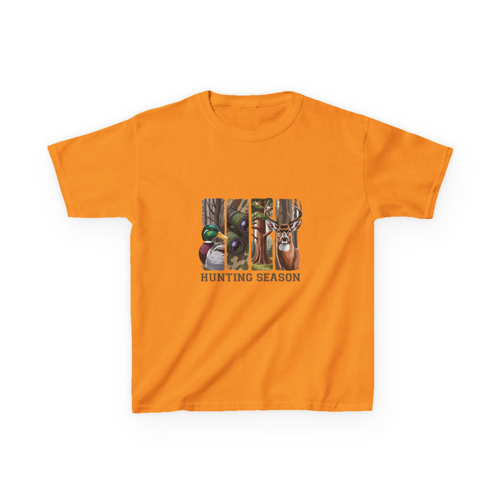 Kids Tee — 'Hunting Season' Duck & Deer Woodland Graphic