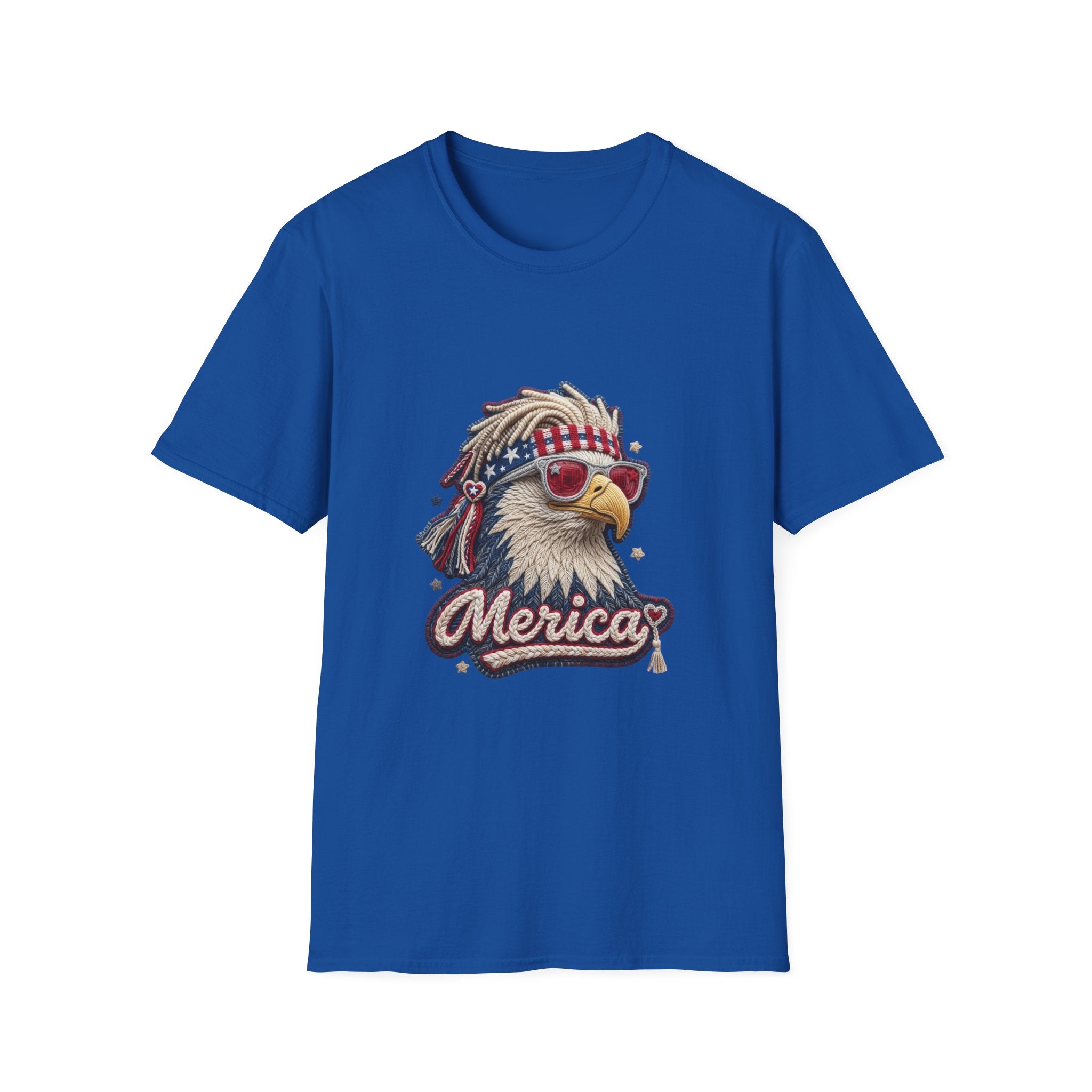 Eagle 'Merica T-Shirt — Patriotic Bald Eagle Sunglasses Tee