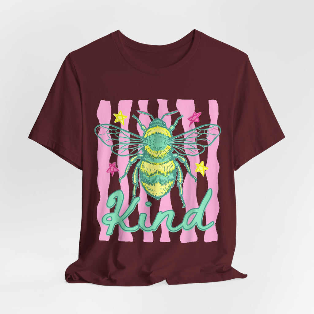 Kind Bee T-Shirt — Cute Pastel Bee Graphic Tee