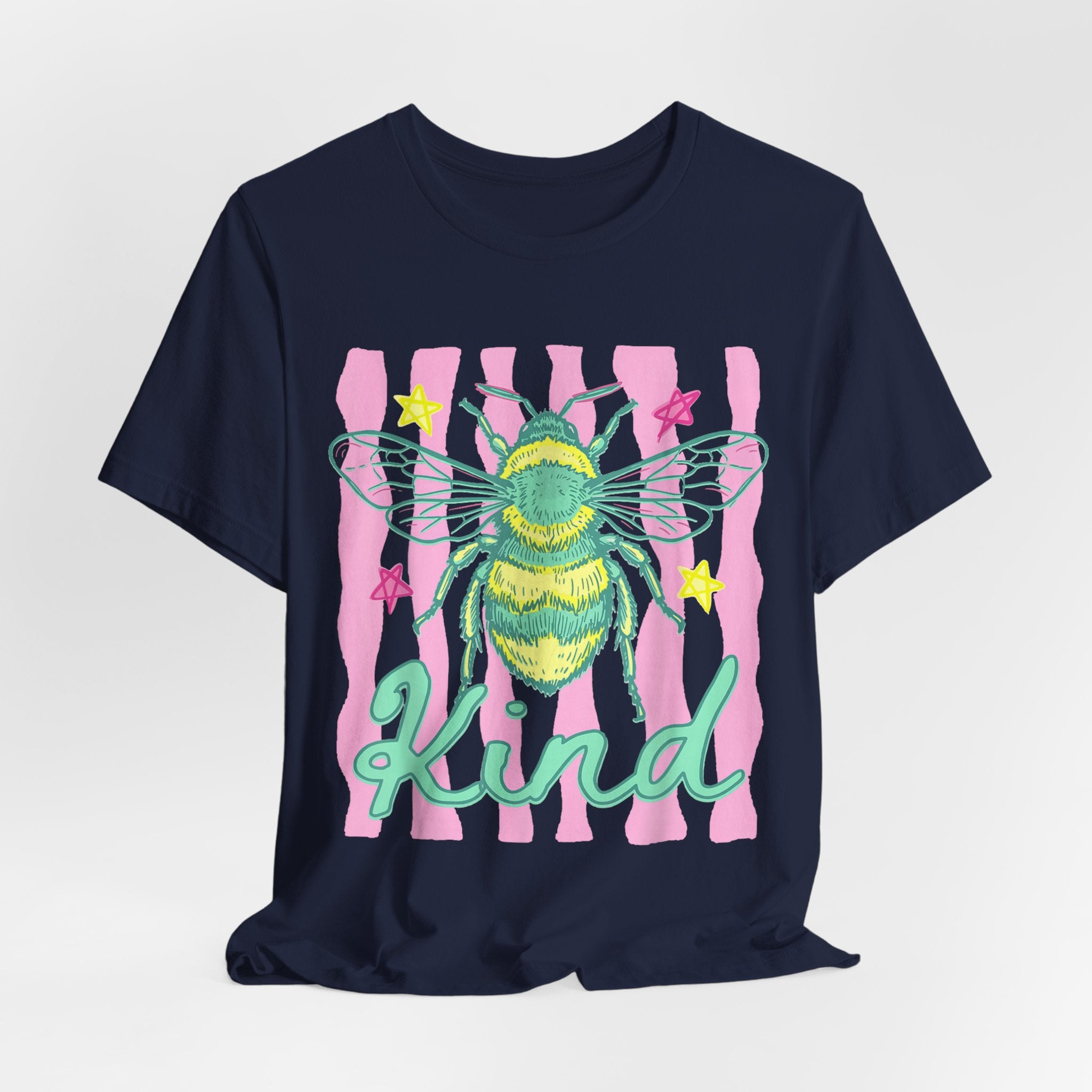 Kind Bee T-Shirt — Cute Pastel Bee Graphic Tee