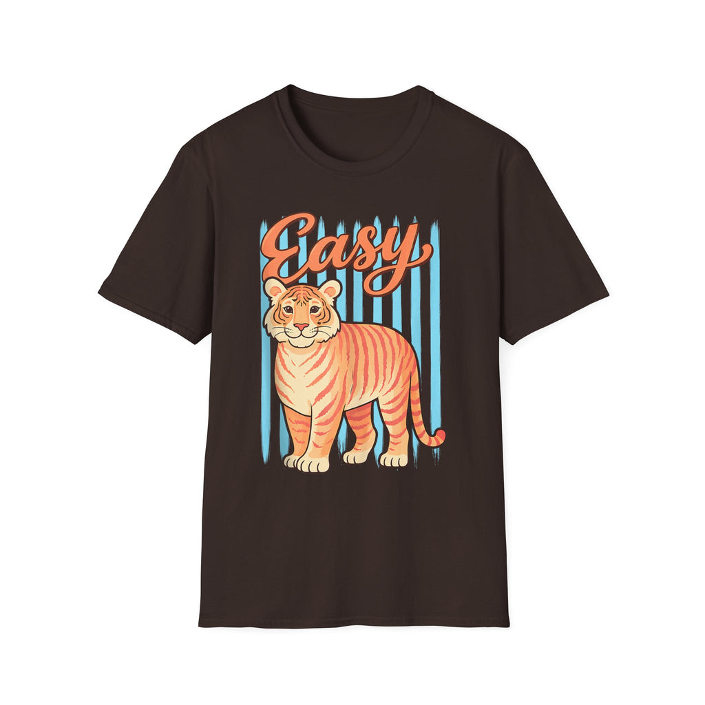 Easy Tiger T-Shirt — Retro Stripe Graphic Tee