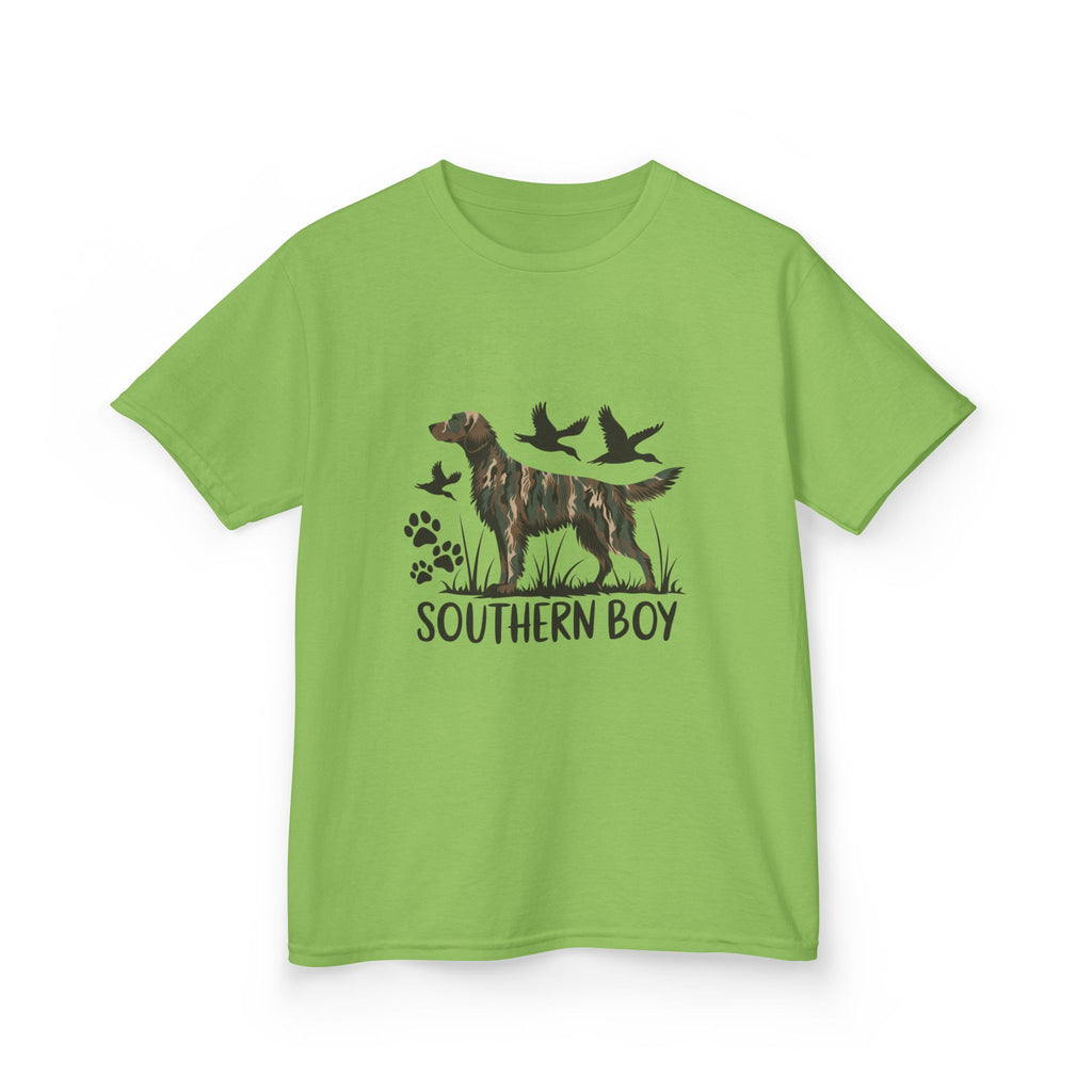 Kids 'Southern Boy' Camo Dog T-Shirt - Outdoor Hunting Puppy Tee
