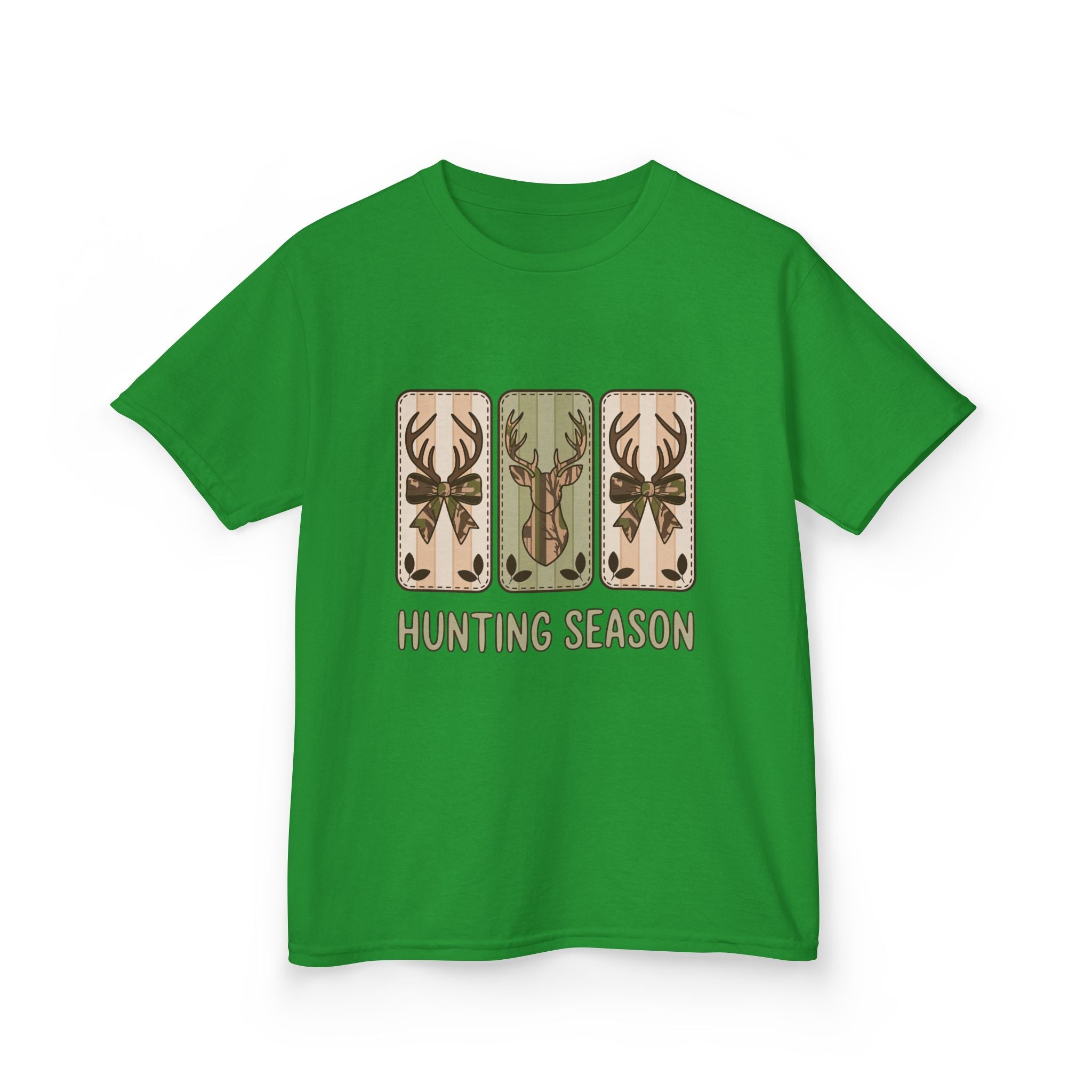 Kids 'Hunting Season' Graphic Tee — Deer Antler Outdoor Shirt