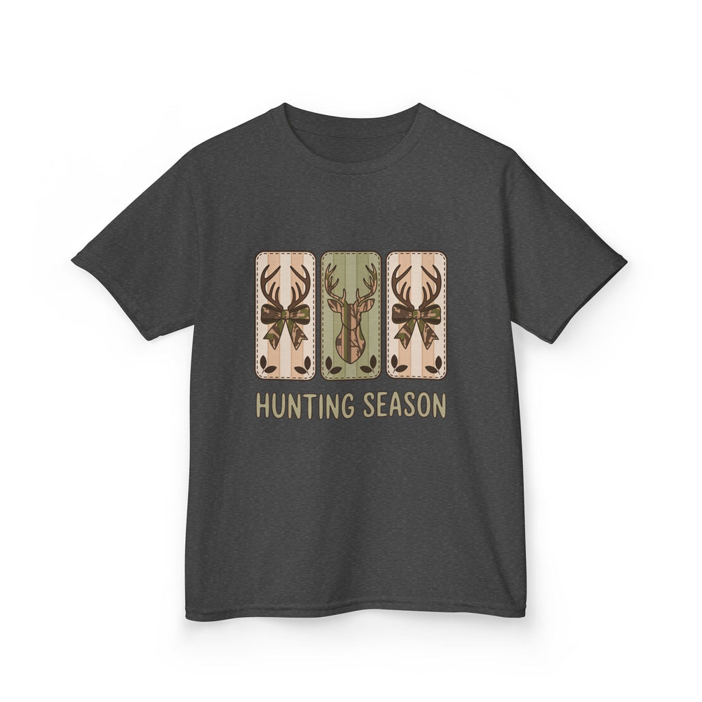 Kids 'Hunting Season' Graphic Tee — Deer Antler Outdoor Shirt