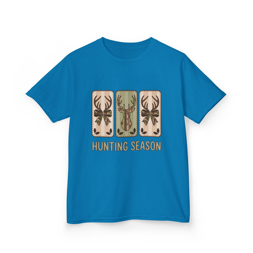 Kids 'Hunting Season' Graphic Tee — Deer Antler Outdoor Shirt
