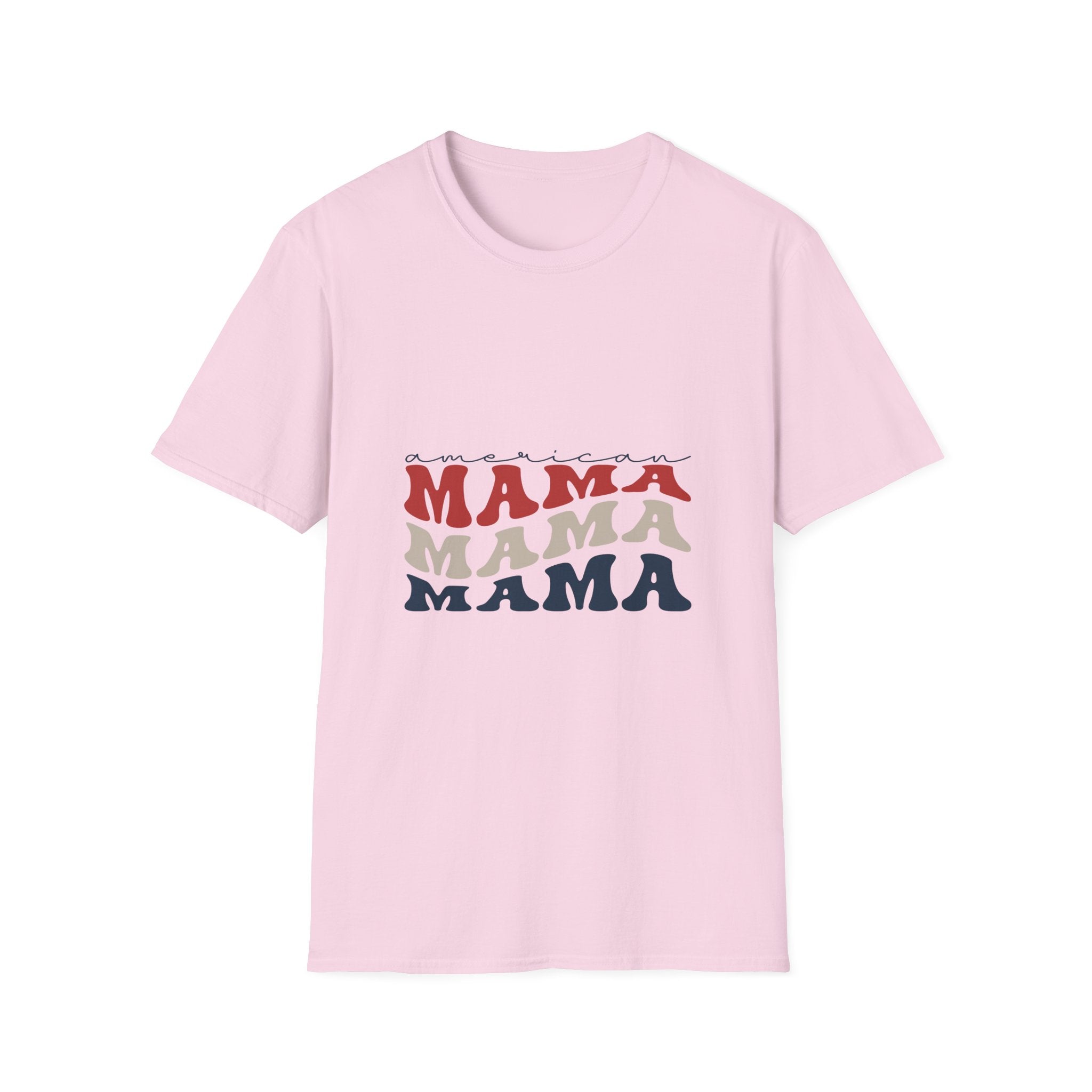 Mama Retro Tee — "American Mama" Graphic T-Shirt