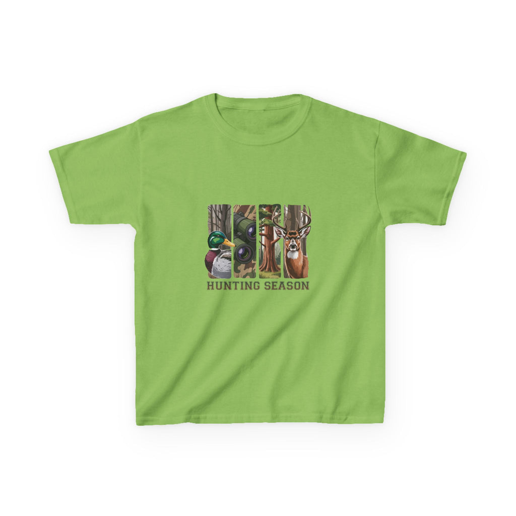 Kids Tee — 'Hunting Season' Duck & Deer Woodland Graphic