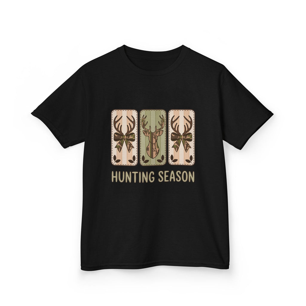 Kids 'Hunting Season' Graphic Tee — Deer Antler Outdoor Shirt
