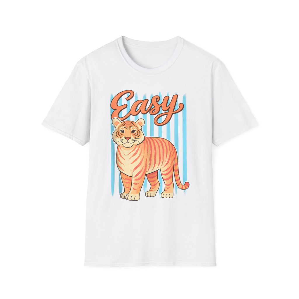 Easy Tiger T-Shirt — Retro Stripe Graphic Tee