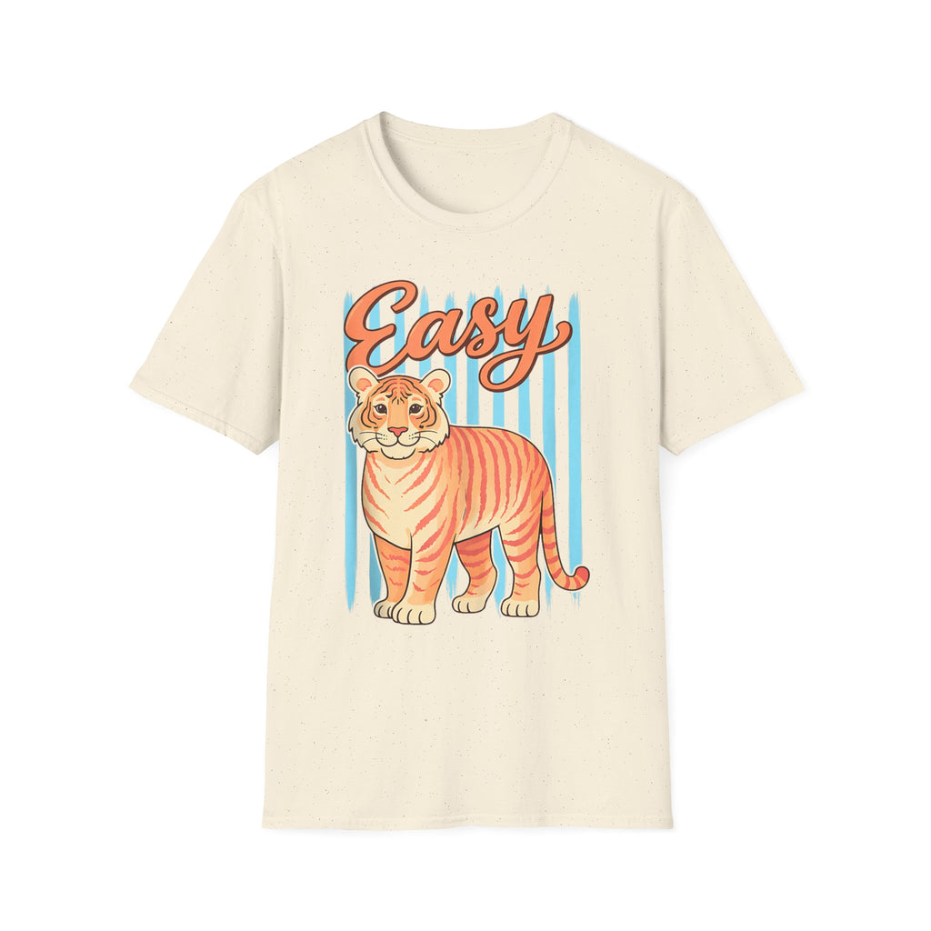 Easy Tiger T-Shirt — Retro Stripe Graphic Tee