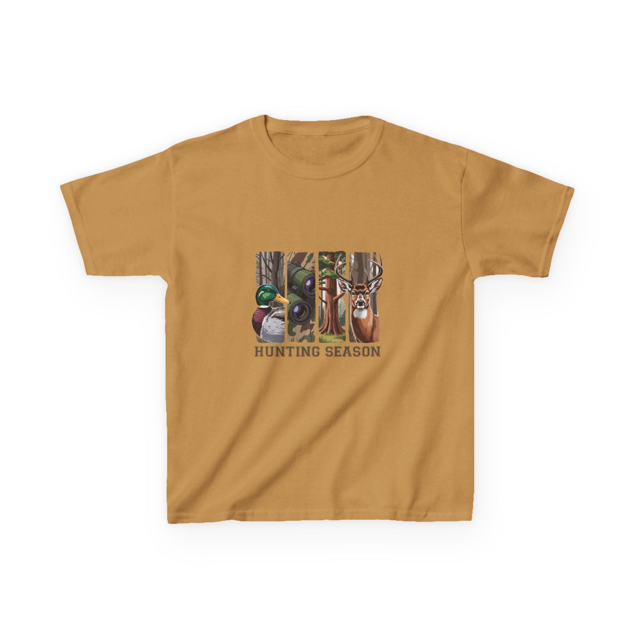 Kids Tee — 'Hunting Season' Duck & Deer Woodland Graphic