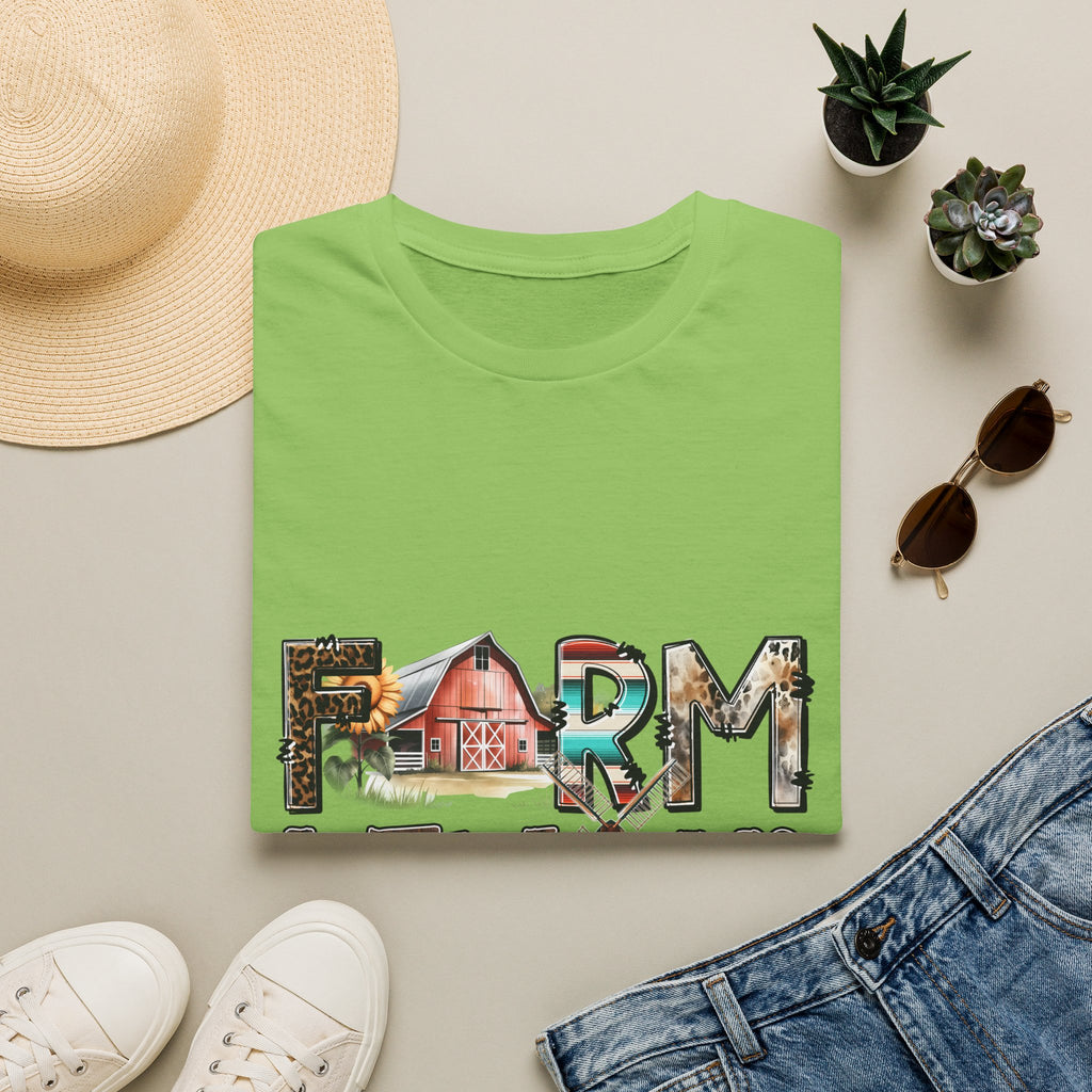 Farm Livin' Graphic T-Shirt — Rustic Barn Country Life Tee