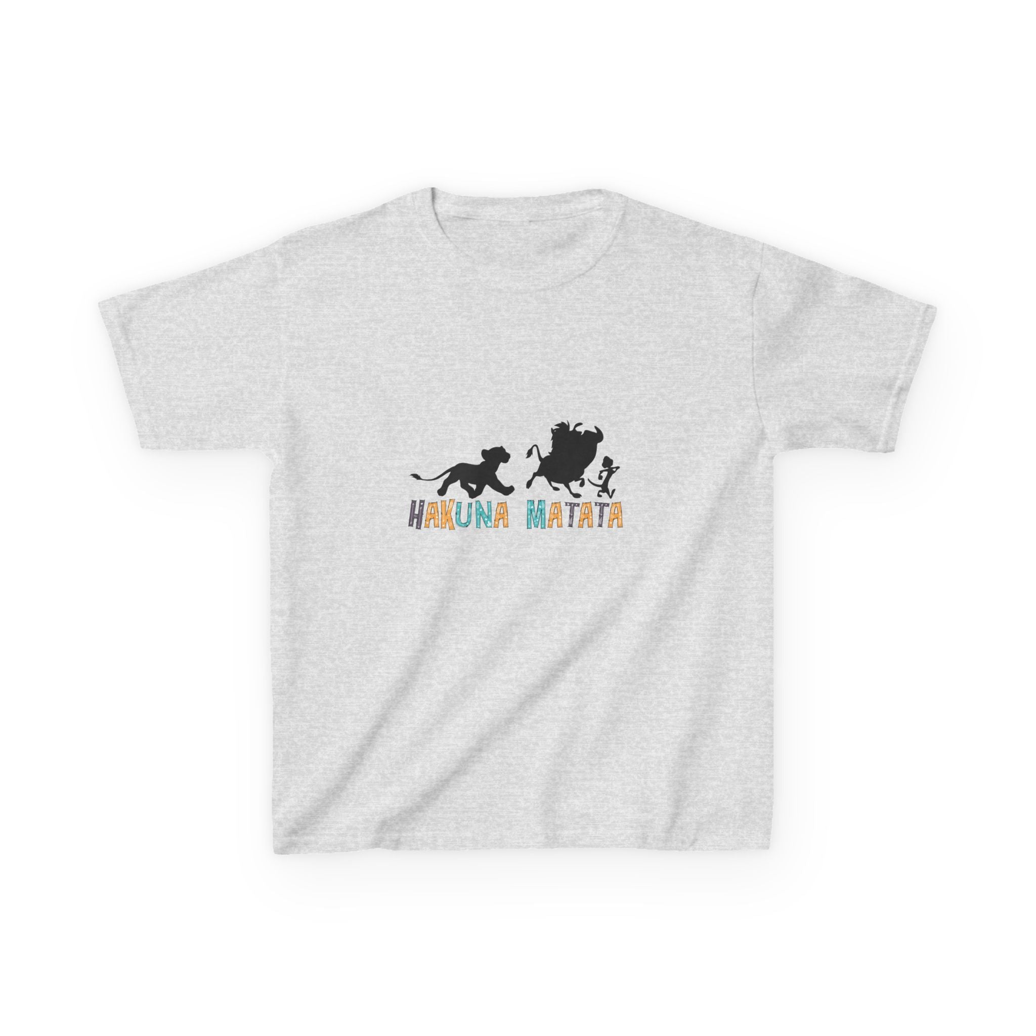 Kids Tee — 'Hakuna Matata' Silhouette Lion King Design