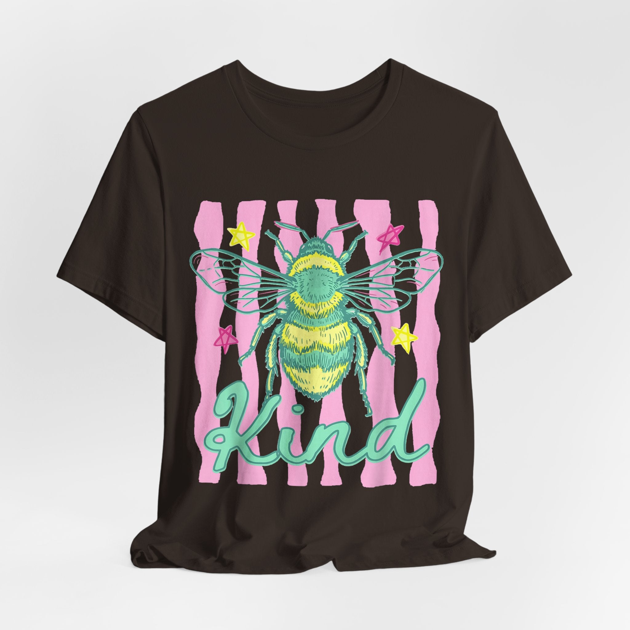 Kind Bee T-Shirt — Cute Pastel Bee Graphic Tee