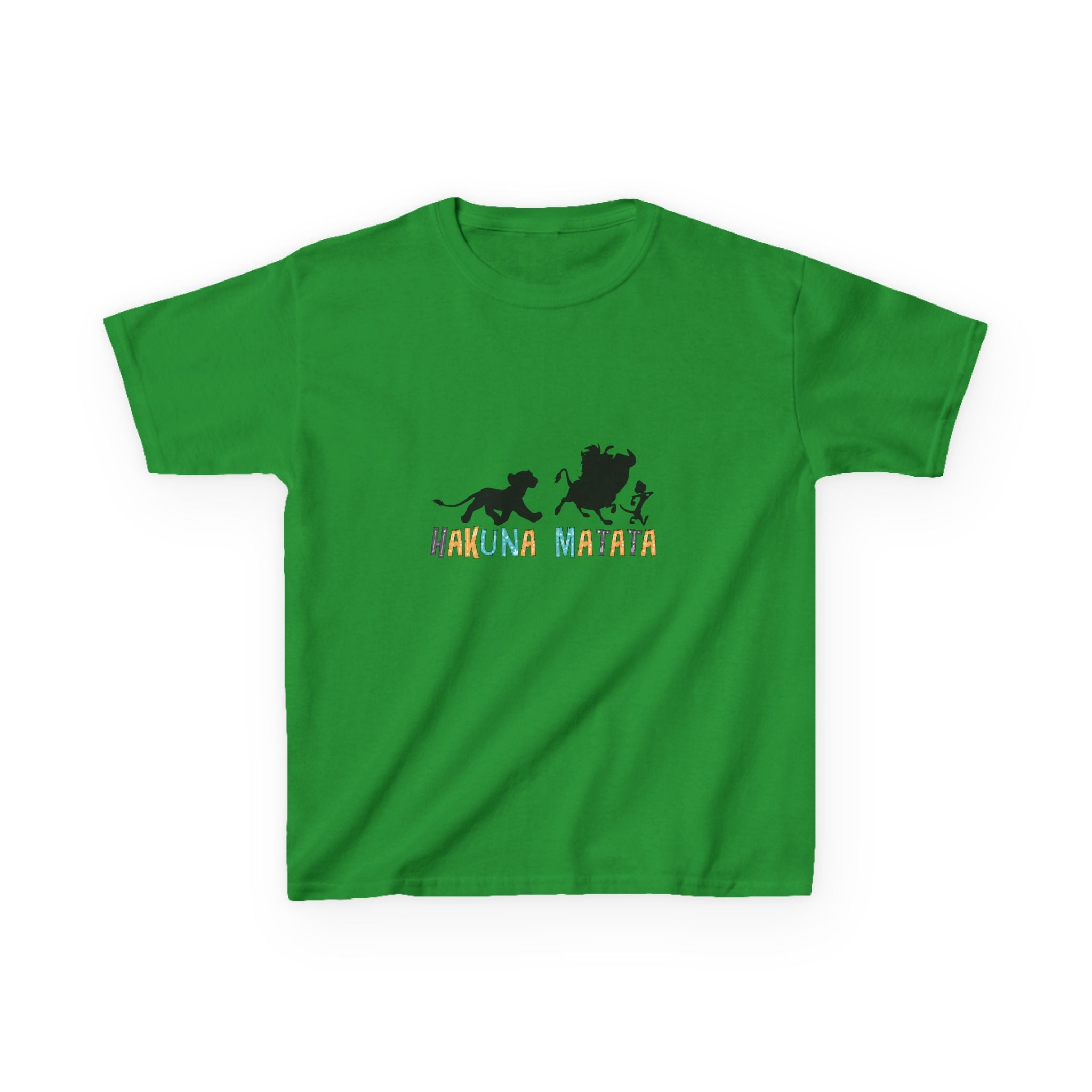 Kids Tee — 'Hakuna Matata' Silhouette Lion King Design