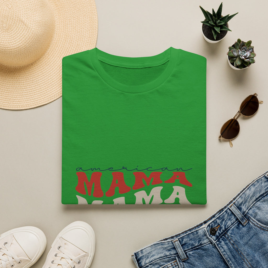Mama Retro Tee — "American Mama" Graphic T-Shirt