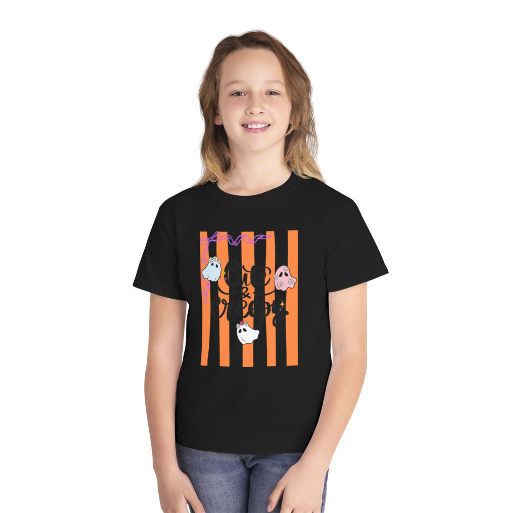 Cute & Creepy Ghosts Youth Tee — Kids Halloween Graphic Shirt