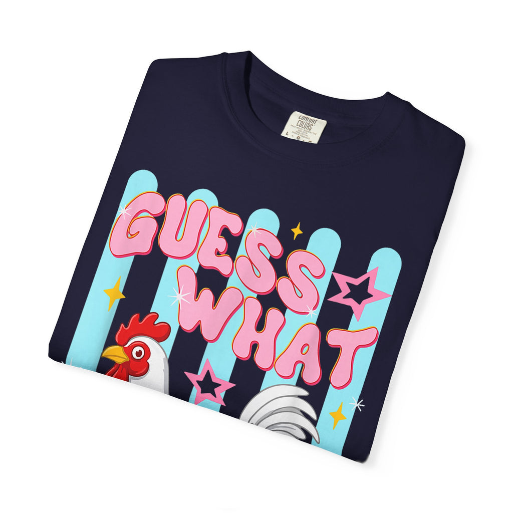 Guess What Rooster T-Shirt — Cute Retro Chicken Graphic Tee