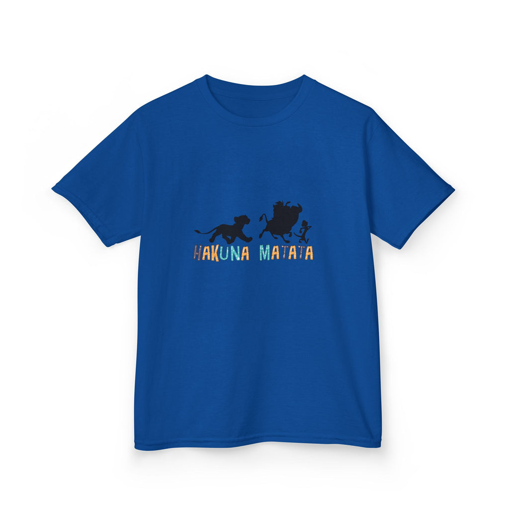 Kids Tee — 'Hakuna Matata' Silhouette Lion King Design