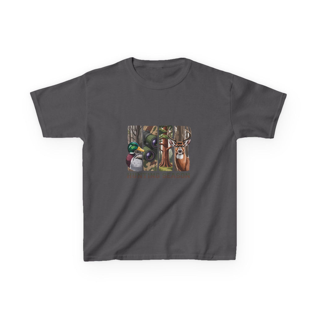 Kids Tee — 'Hunting Season' Duck & Deer Woodland Graphic