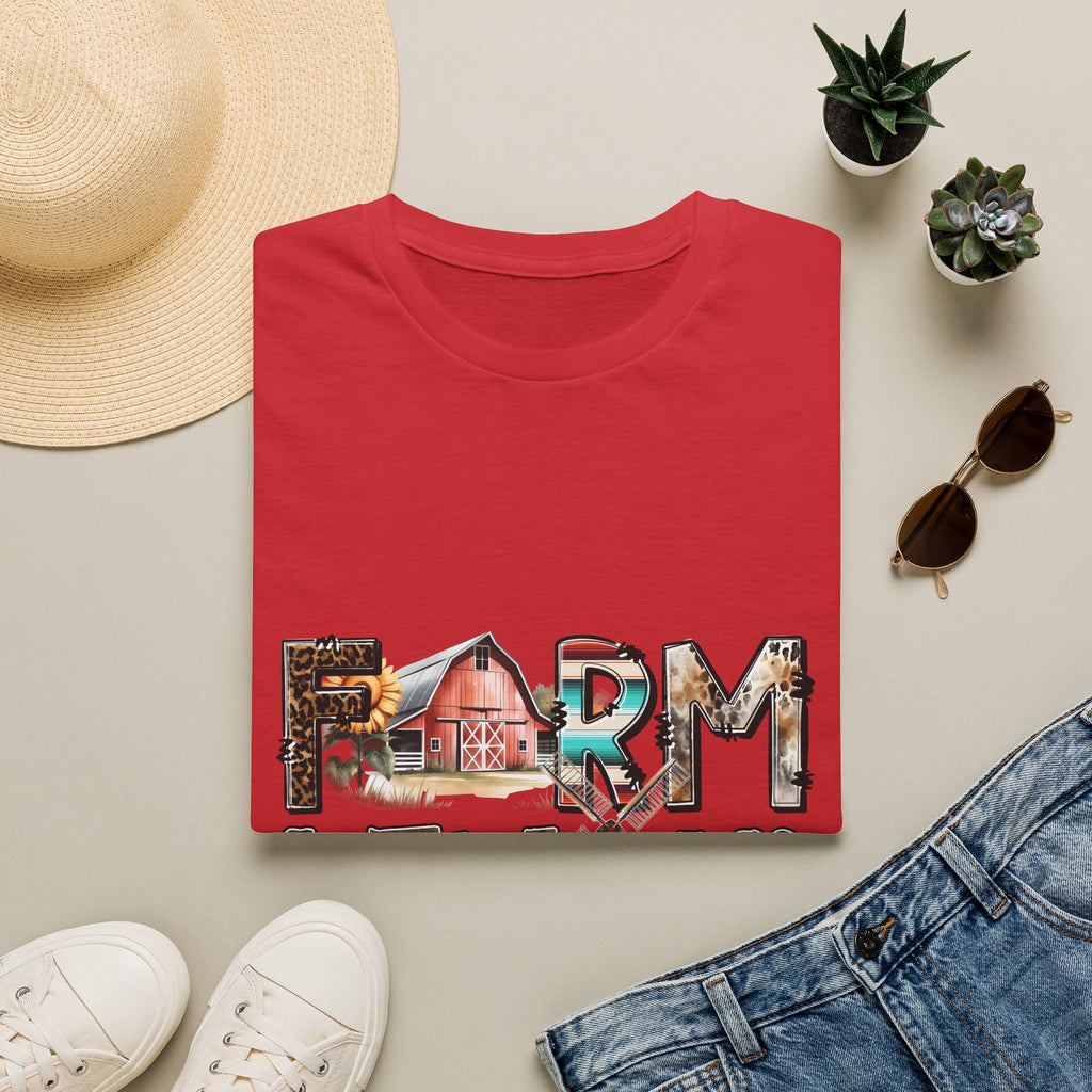 Farm Livin' Graphic T-Shirt — Rustic Barn Country Life Tee