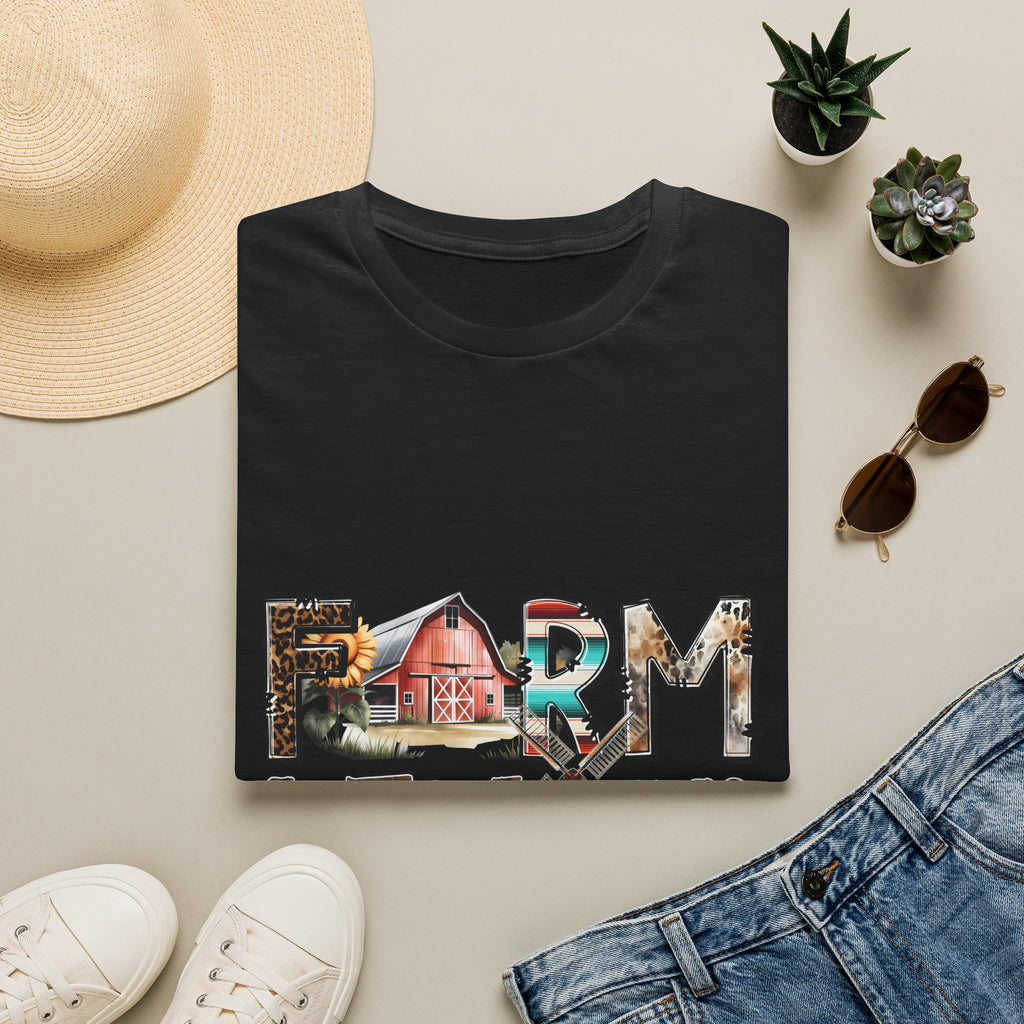 Farm Livin' Graphic T-Shirt — Rustic Barn Country Life Tee
