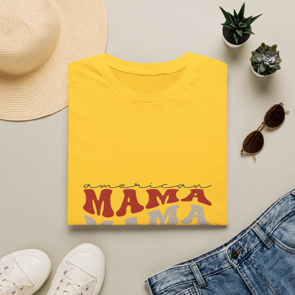 Mama Retro Tee — "American Mama" Graphic T-Shirt