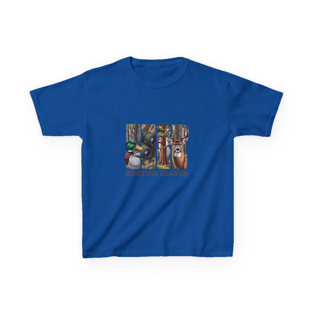 Kids Tee — 'Hunting Season' Duck & Deer Woodland Graphic
