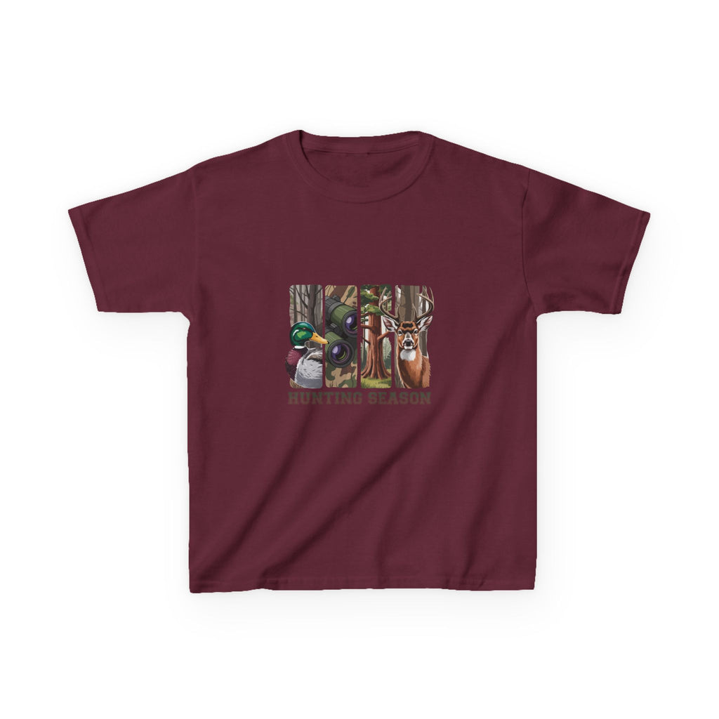 Kids Tee — 'Hunting Season' Duck & Deer Woodland Graphic