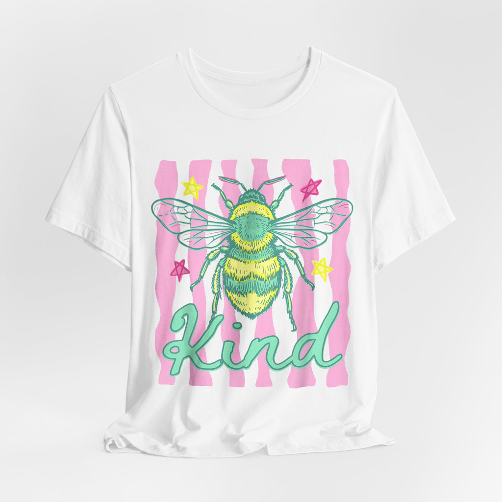Kind Bee T-Shirt — Cute Pastel Bee Graphic Tee
